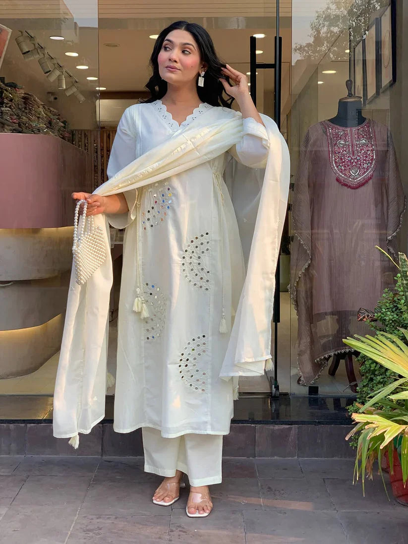 Mirror Work Elegant Ethnic Wear for Women